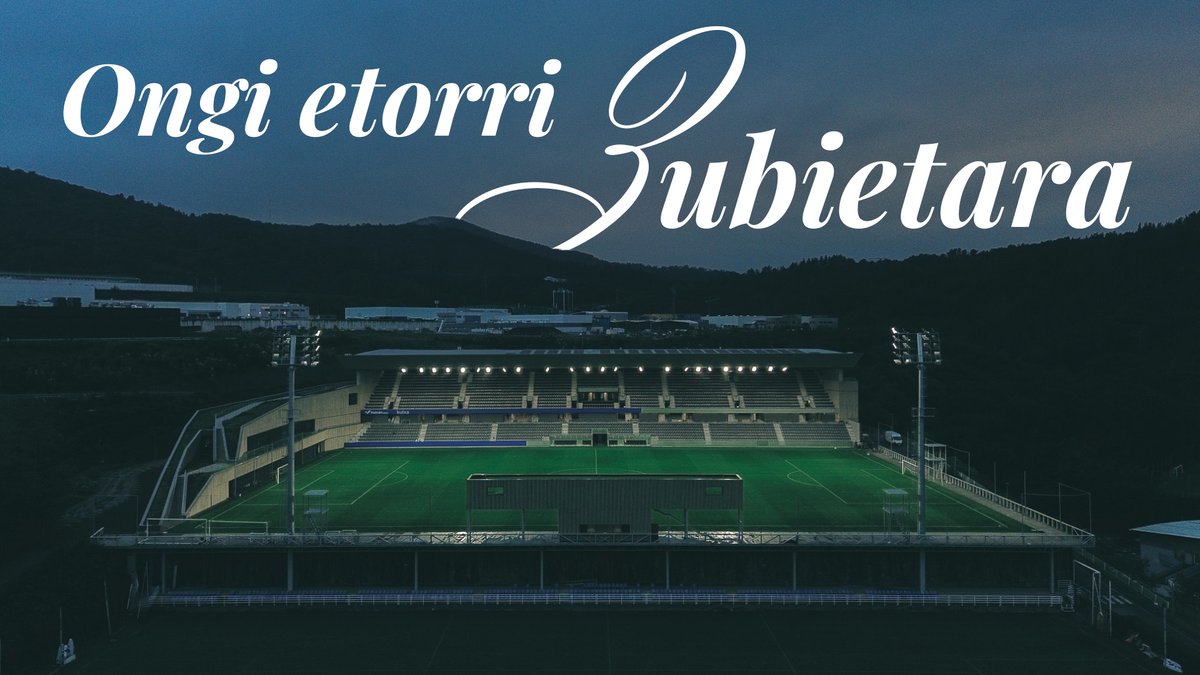 ✨ Zubieta brilla cada día más ✨ El ⚽️ ya puede rodar en el nuevo estadio de Zubieta. 📢 El sábado, estreno con el femenino (12:00) #MadeInZubieta