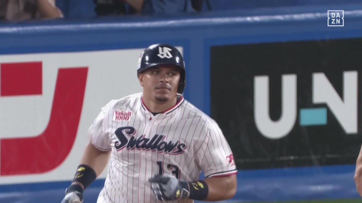 確信フリーズ 雨を切り裂きレフトスタンドに着弾 オスナ 第13号満塁ホームラン ⚾プロ野球(2025/9/11) 🆚ヤクルト×中日 📱Live on DAZN #オレをみろ #swallows #だったらDAZN