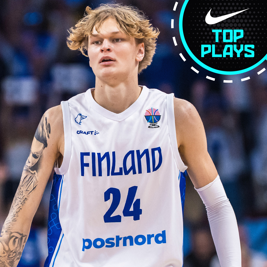 Full court buzzer beater, beautiful lob, one legged triple, best of EVERYTHING 🔥 #EuroBasket Quarter-Finals gave us incredible plays. Enjoy Top 10 Plays, presented by Nike 🤩