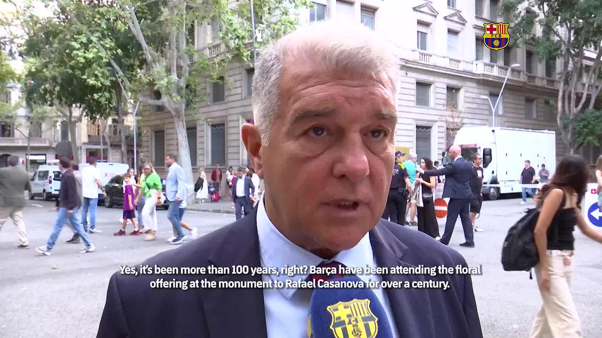 🗣️ The message from President Joan Laporta on La Diada.
