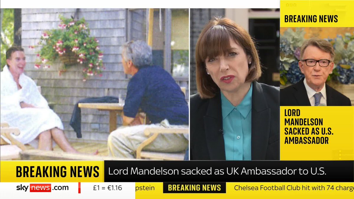 Sky's Beth Rigby discusses the 'new information' that led Sir Keir Starmer to sack Lord Mandelson as UK ambassador to the US. Follow our live Politics Hub blog 🔗 📺 Sky 501 and YouTube