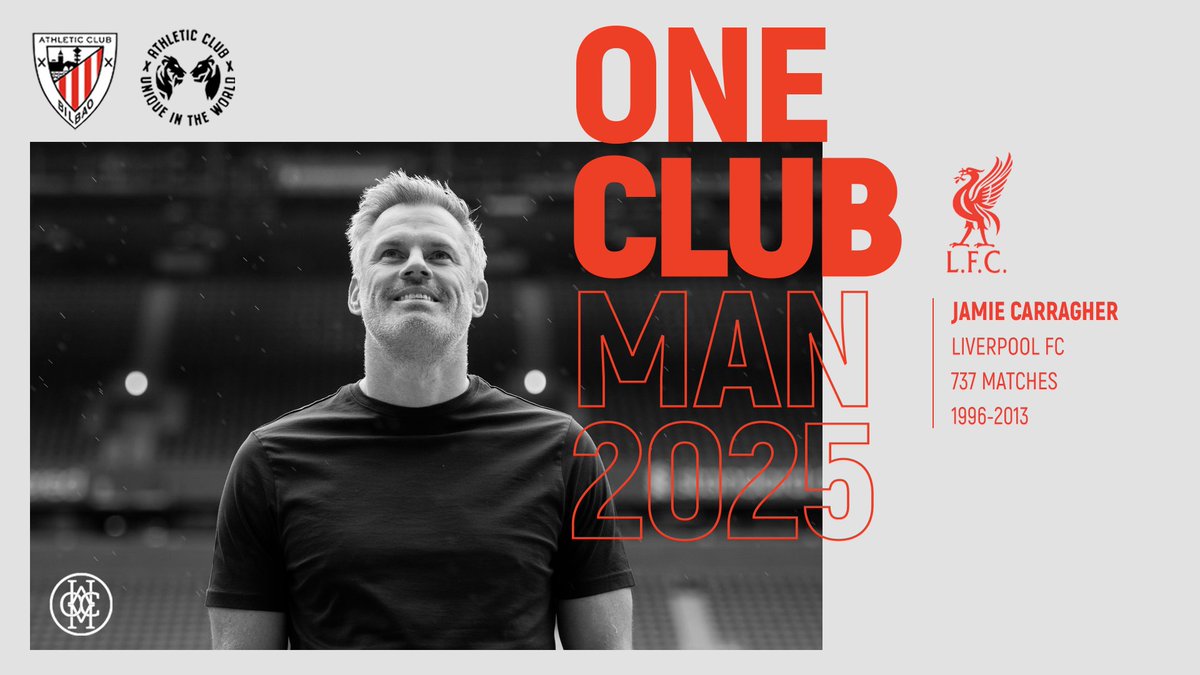 ✊ "As soon as I started playing for Liverpool FC, I knew I wanted to be a one-club man." We met with Jamie Carragher at Anfield to talk about the award and his life in Red. 🎥 Full interview below 👇 #OCM25 #AthleticClub 🦁