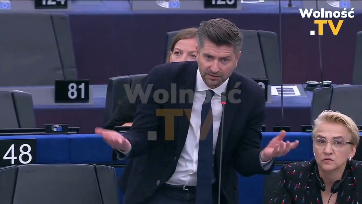 🤡 Śmiszek do Zajączkowskiej: Pani mówiła po rosyjsku, więc nie zrozumiałem tej przemowy! Czy może pani powtórzyć po polsku lub w innym zrozumiałym języku? 🤦🤦🤦 Krzysztof Śmiszek