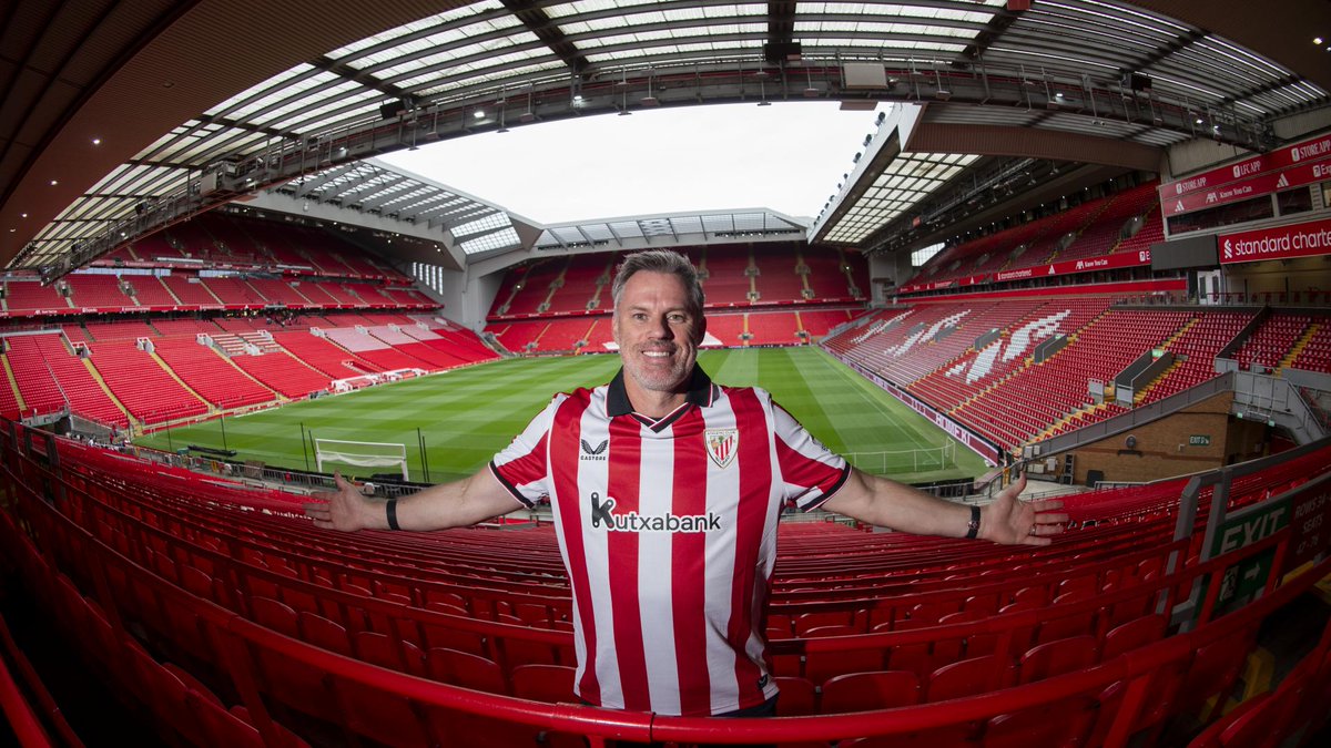 ❤️ "Tan pronto como empecé a jugar en el Liverpool FC, supe que quería ser un one-club man" Jamie Carragher 🤝 Athletic Club #OCM25 #UniqueInTheWorld 🦁