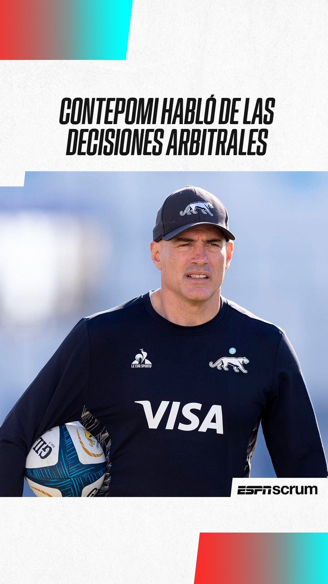 🗣️🎙️ En la previa al segundo duelo ante los Wallabies, Felipe Contepomi habló en conferencia de prensa y se expresó acerca de las decisiones arbitrales. ➕ Mirá el mejor rugby en Disney+ Plan Premium. #PUMASxESPN