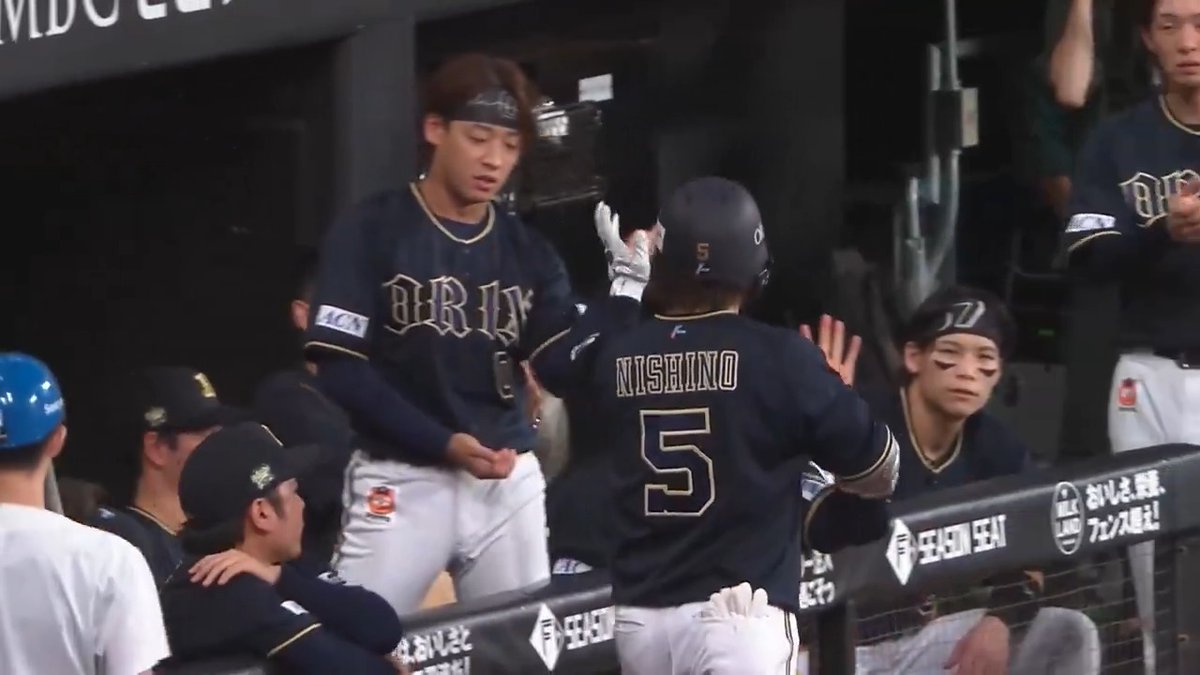 ベテランの完璧な一発✨ オリックス 西野真弘 選手のソロホームランで1点を返す!🚀 👇ライブ配信はこちら