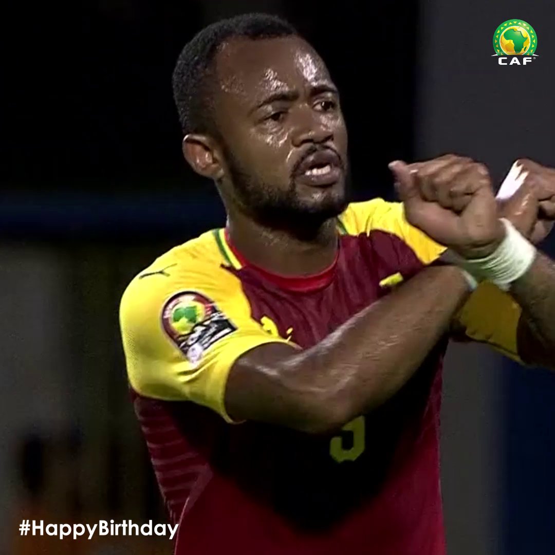 Happy Birthday to Black Stars striker Jordan Ayew. He turns 34 today. 🎂🎈⚽️
