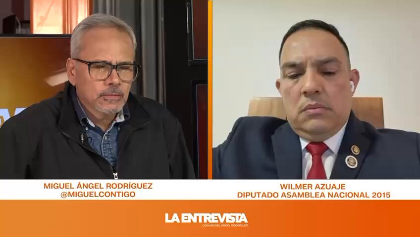#LaEntrevista | Wilmer Azuaje a la Fuerza Armada: “Entreguen a maduro porque él sí los va a entregar a ustedes” 🔹 En la Entrevista con MiguelÁngelRodríguez, con el diputado de la Asamblea Nacional de 2015 Wilmer Azuaje quien envió un mensaje a las FFAA venezolana. 📺 Mira la entrevista completa en nuestro canal de YouTube: