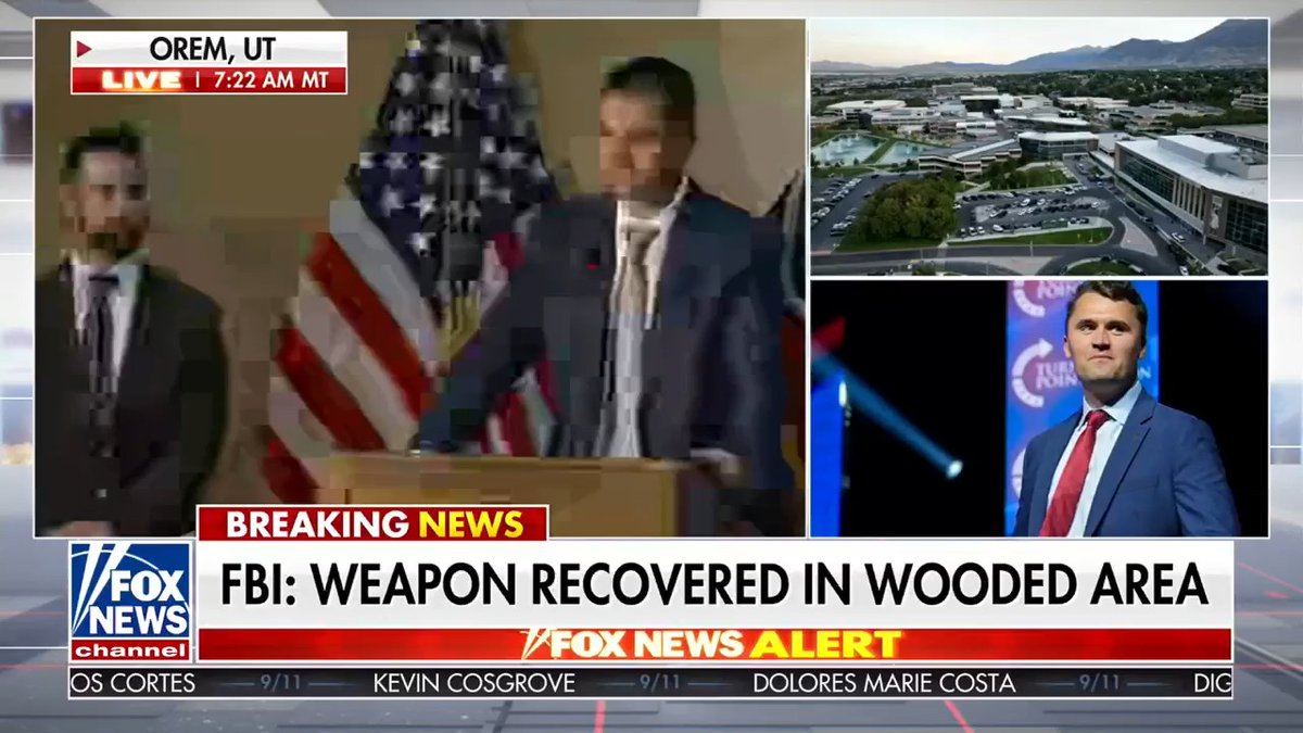 "The suspect blended in well with the college institution... that individual appears to be of college age." FBI Salt Lake City Special Agent says they are "confident" in their abilities to find the shooter who killed Charlie Kirk.