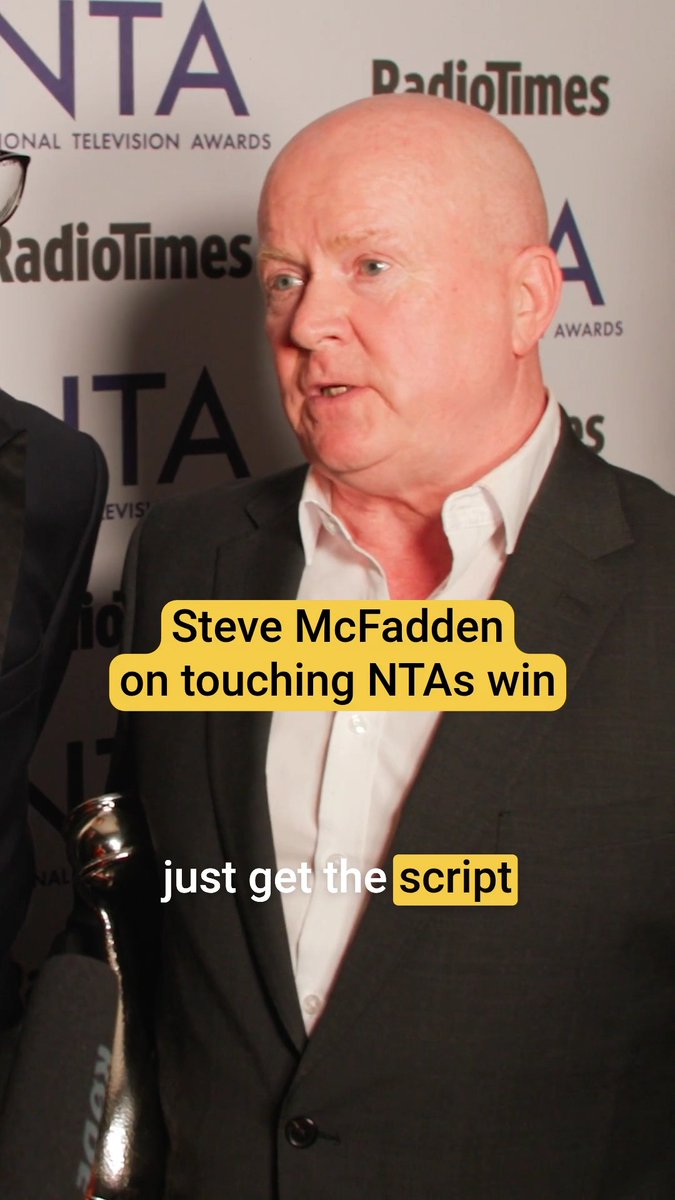Steve McFadden has reflected on his National Television Awards win, sharing with that he felt honoured to take on such an important storyline on #EastEnders.