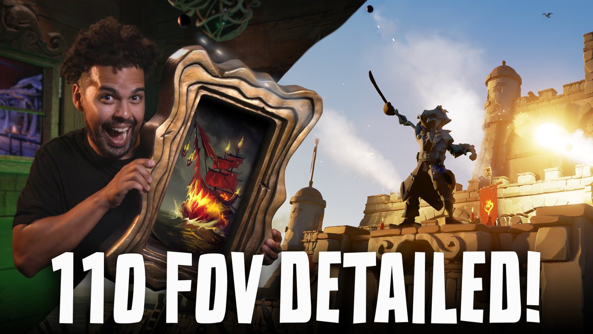 The seas at 110 FOV, info on The Smugglers' League's hectic Heist, imminent Embody Immerse Audio options and more are contained in this latest wave of Sea of Thieves News! Drench your eyes and ears with all the latest details right here: