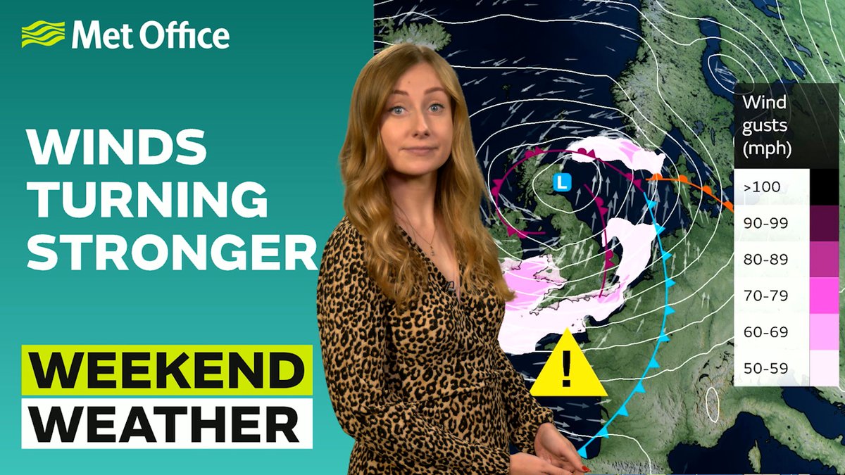 Strong winds are likely to cause some disruption this weekend. But when and where will they occur? 🍃 Watch our latest Weekend Weather with Honor ⤵️