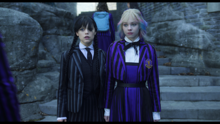 How hard is it to act like Wednesday Addams??