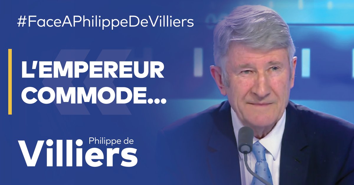 🎙 Connaissez-vous l’empereur Commode ? Toute ressemblance ou coïncidence avec une situation relayée par CNEWS serait purement fortuite ! 😇 🔗 Emission complète : #FaceAPhilippeDeVilliers #FADV #CNews