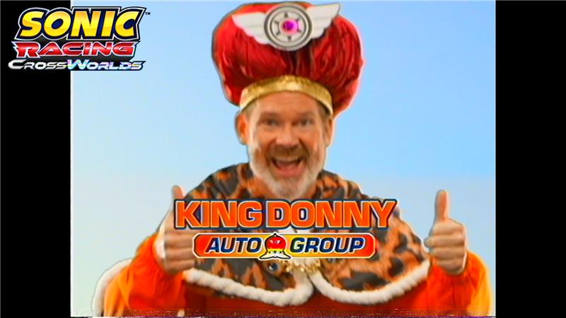 Head on down to King Donny's Auto Group for the best deals in town on the perfect vehicle to suit your cross-dimensional motorsport needs! Give all these machines and more a test drive in Sonic Racing: CrossWorlds, coming September 25th!