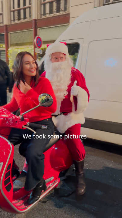 Once you’ve seen Santa on a vespa, you’ve seen it all 😅