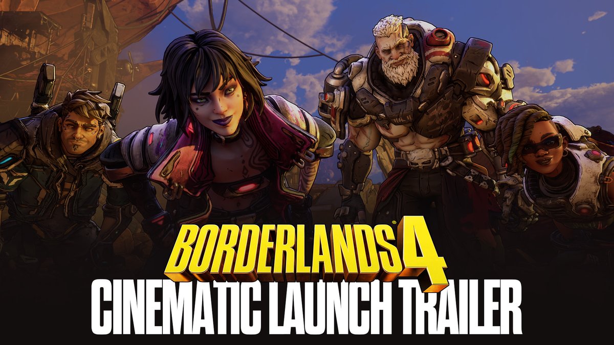It's time to BREAK FREE, Vault Hunters! Borderlands 4 is out now!