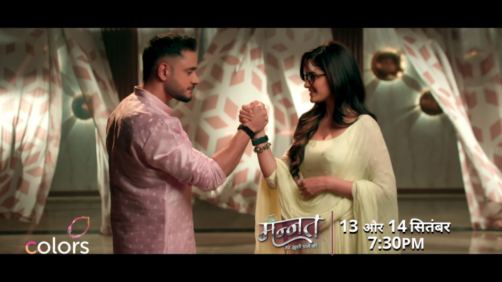Hoga dushmano ki saazishon ka pardafaash jab aayenge Vikrant aur Mannat ek saath! 💪🏻 Dekhiye #Mannat, har roz shaam 7:30 baje sirf, #Colors aur JioHotstar par. #AyeshaSingh #AdnanKhan #SharainKhanduja