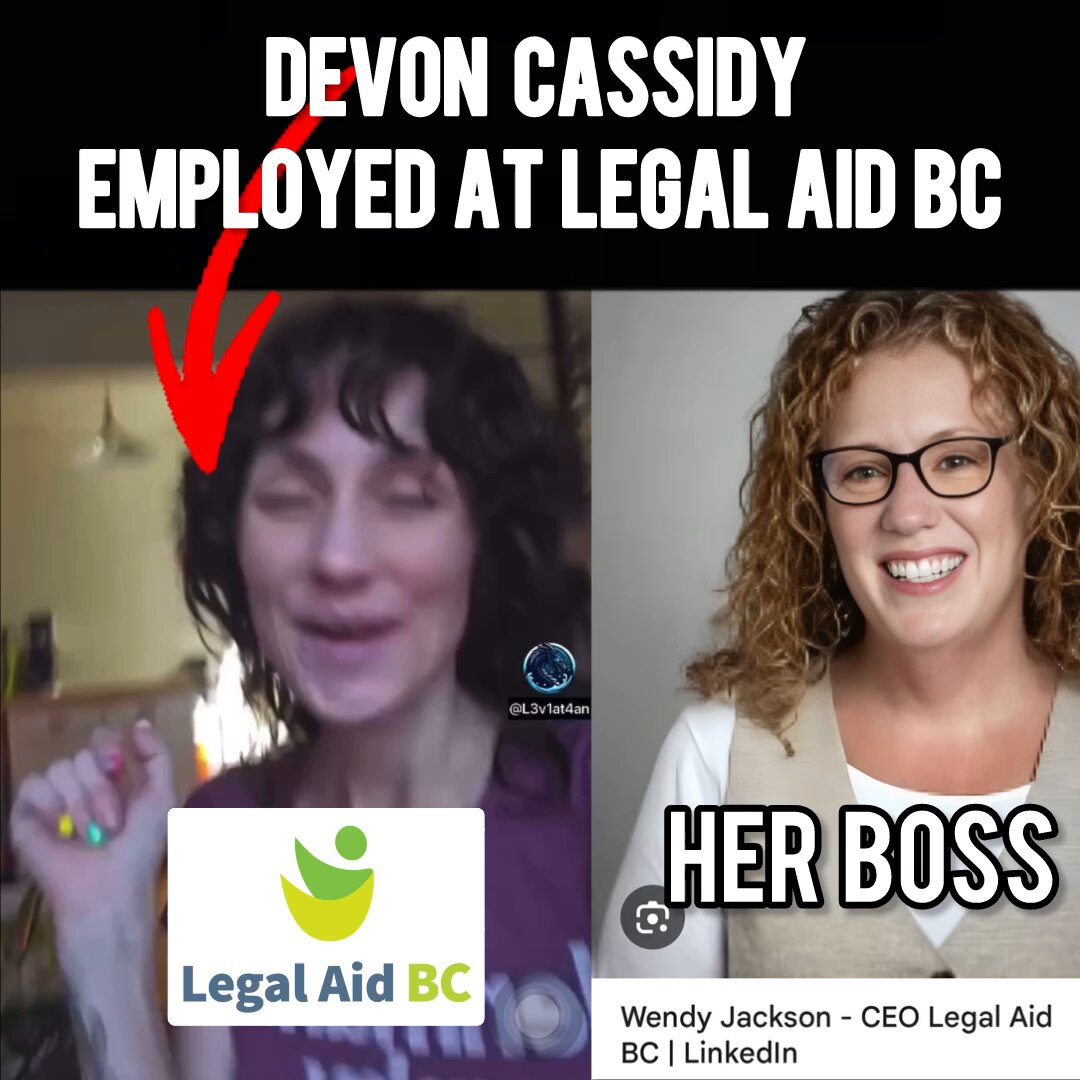 This is absolutely disgusting. Legal Aid BC Also this isn’t the first reports of this persons behaviour, which seem to keep getting overlooked. Wendy should be ashamed of herself and the team of fools she appears to be running.