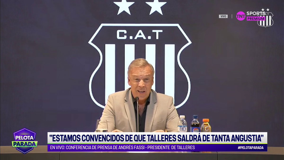 "LE PIDO DISCULPAS A CLAUDIO TAPIA POR MIS EXPRESIONES DEL AÑO PASADO" El pedido de disculpas de Andrés Fassi, presidente de Talleres al presidente de AFA #PelotaParada