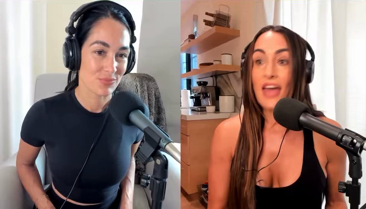 nikki talking about her and aj reuniting backstage 🥹