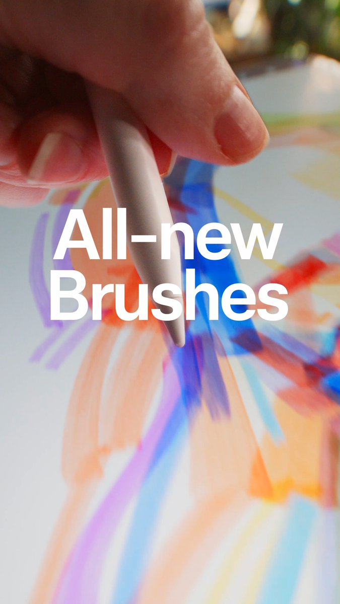 Get ready for brush hour. #Procreate