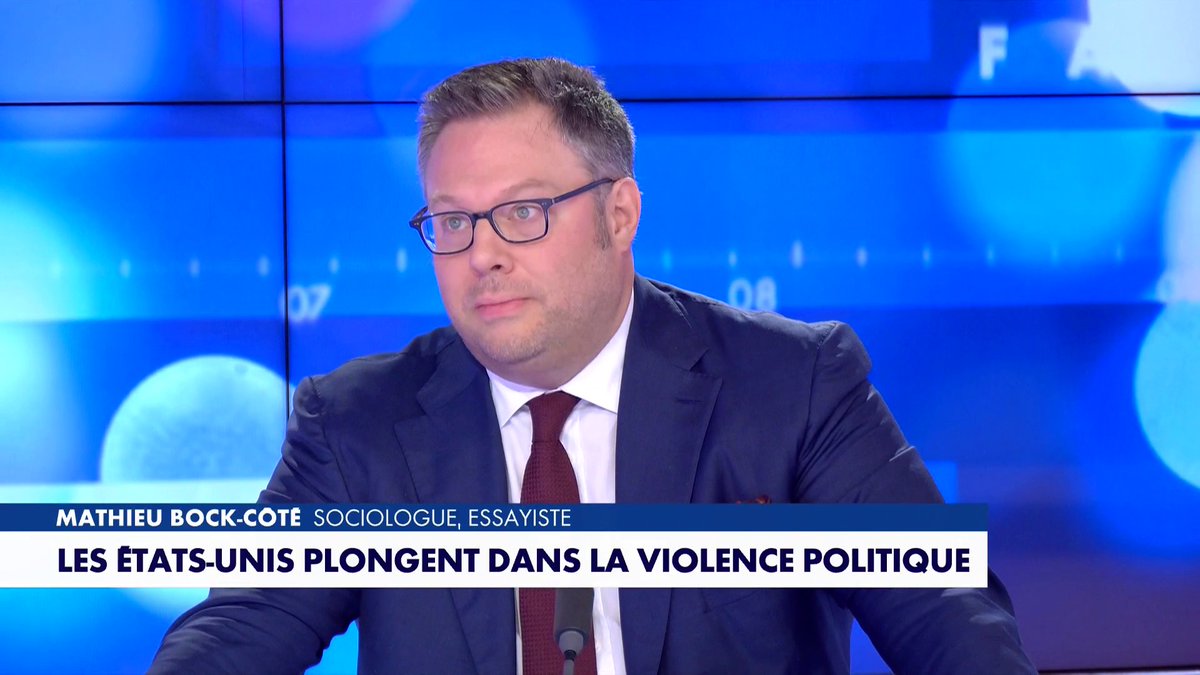 «Les Etats-Unis plongent dans la violence politique» : l'édito de Mathieu Bock-Côté dans #Facealinfo