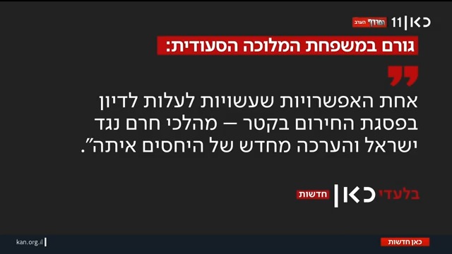 "פסגת החירום" של מדינות ערב בתגובה לתקיפה בקטר: "ההתנהגות של ישראל ביריונית - הערכה מחדש של היחסים עם ישראל על הפרק" | פרסום ראשון של roi kais • روعي كايس • רועי קייס #מהדורתכאןחדשות עם טל ברמן Tal Berman