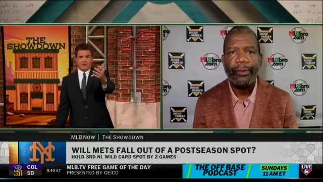 "The Mets are absolutely done. They're not making the playoffs." robparkerMLBbro shares his thoughts about the Mets on the #MLBNowShowdown.