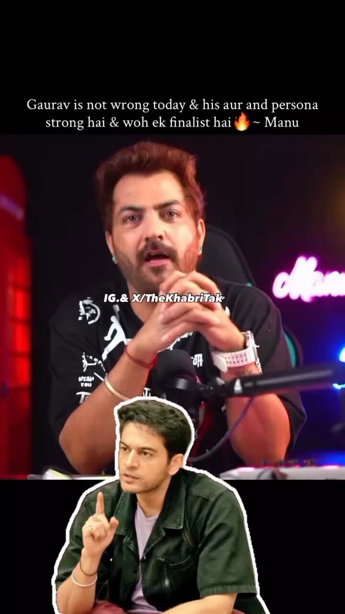 Manu : #GauravKhanna was too good and his aura and personality is strong and he is one of the potential finalist🔥🎯 Comment - Your Opinion #BiggBoss #BiggBoss19 Gaurav Khanna Join - The Khabri Tak for more