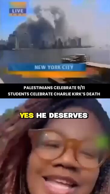 Palestinians celebrated in the streets on 9/11 as America grieved. The same death cult ideology is at work today as some celebrate on campuses after Charlie Kirk death. This glorification of murder is evil. Every person of conscience must reject it. This must be a turning point for our country.