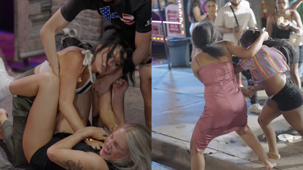 Wild Fights break out in Downtown ATX #wild #fight #fights #brawl