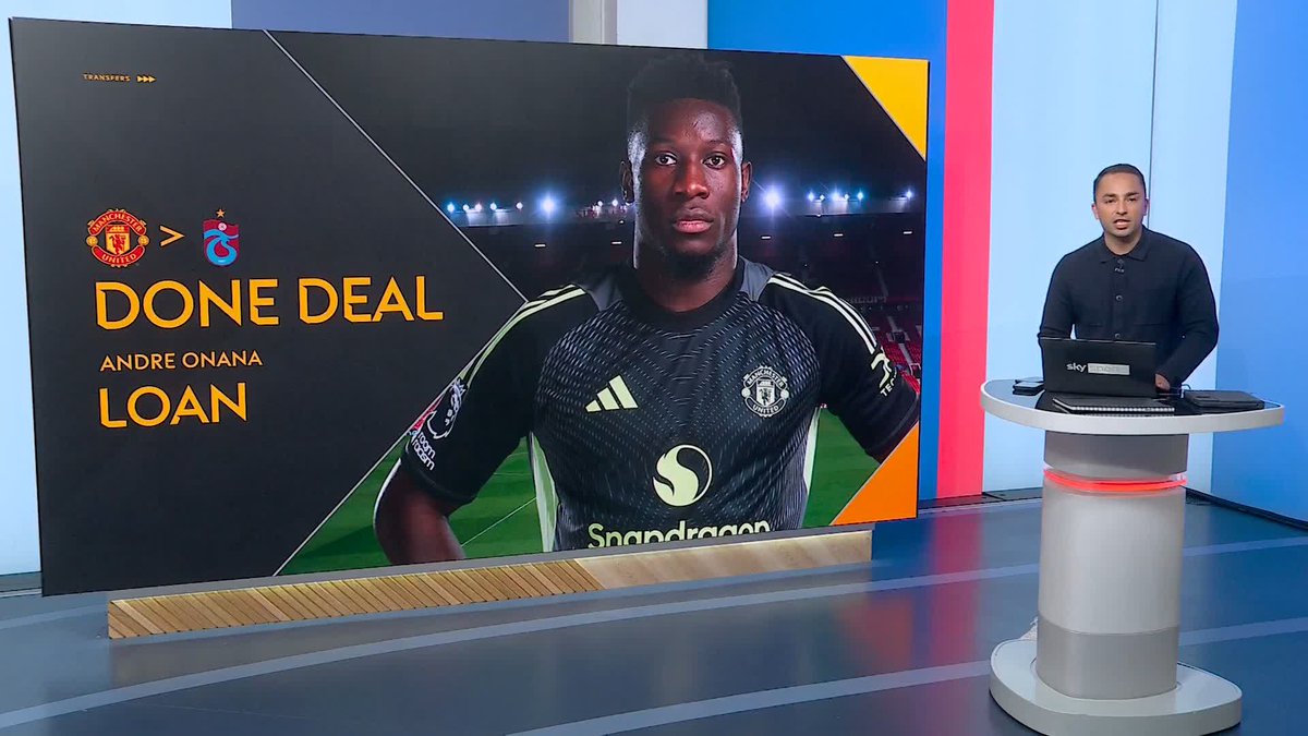 BREAKING: Manchester United goalkeeper Andre Onana has joined Trabzonspor on loan until the end of the season 🚨