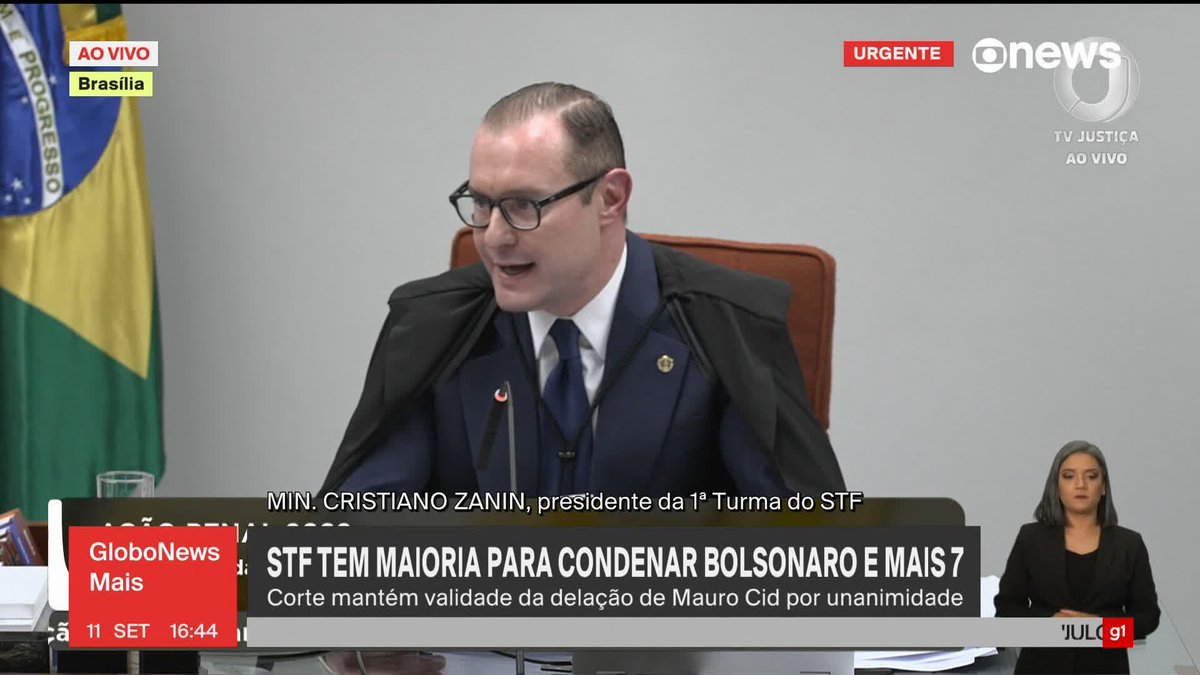 É O Zanin ACABANDO DE MANDAR O Bolsonaro PARA O ESGOTO. É 4 A 1 E ACABOU