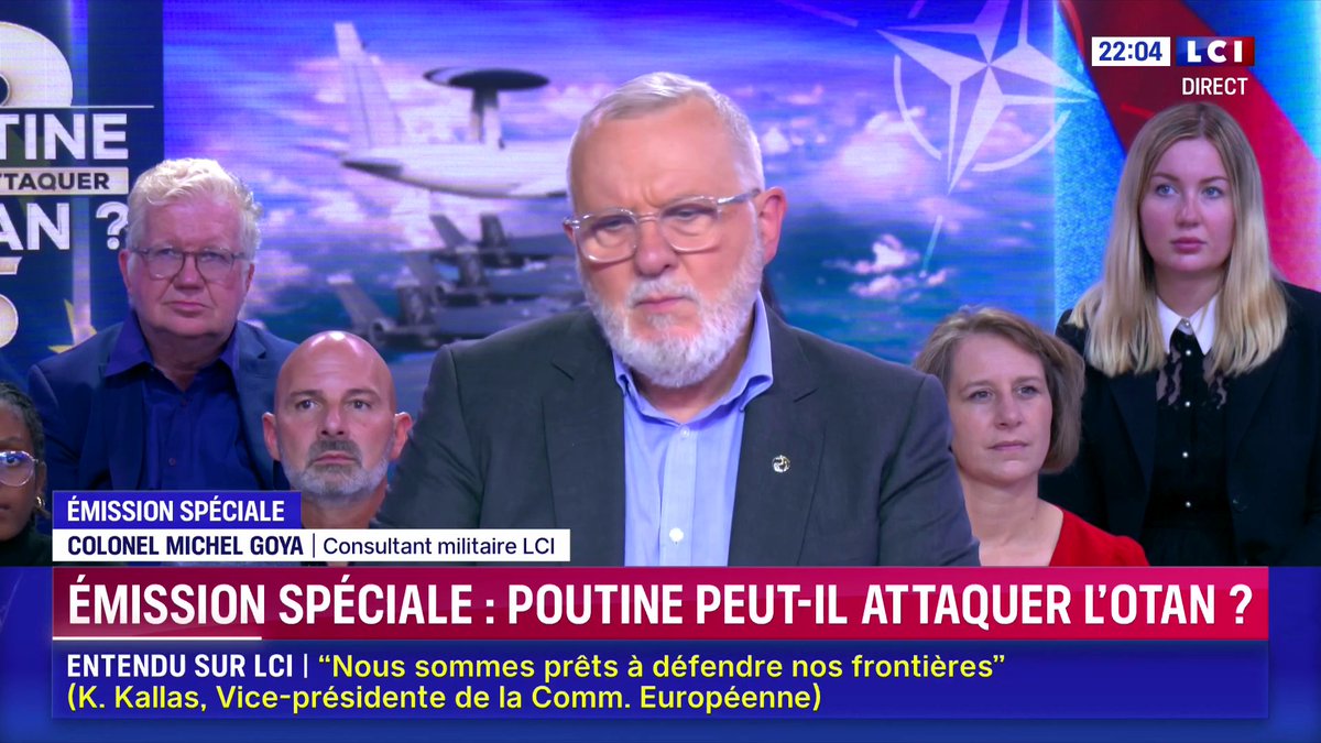 🔴 Trois Rafale envoyés par la France en Pologne : 🗣️ "C'est une action essentiellement politique. C'est un geste fort de la part de la France. Il faut une réponse, c'est symbolique." Michel Goya sur LCI ▶️ Darius Rochebin