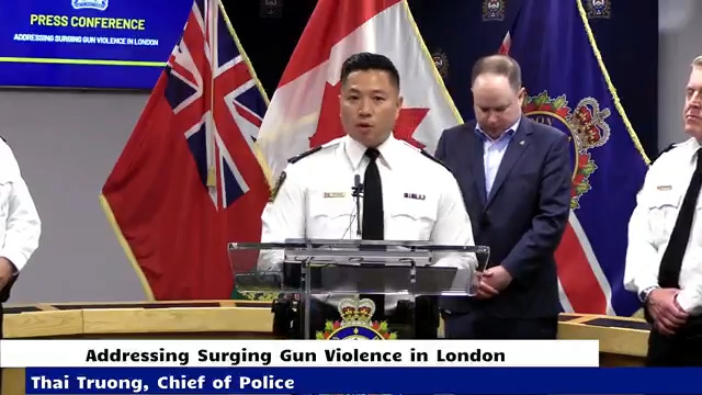 WATCH: Police Chief LPS Chief Thai Truong urgently calls on PM Mark Carney and the Liberal government for a review of the Youth Criminal Justice Act and changes to Canada's bail system after a surge of criminal gun violence in London, Ontario this summer. Full Presser highlights 🧵👇