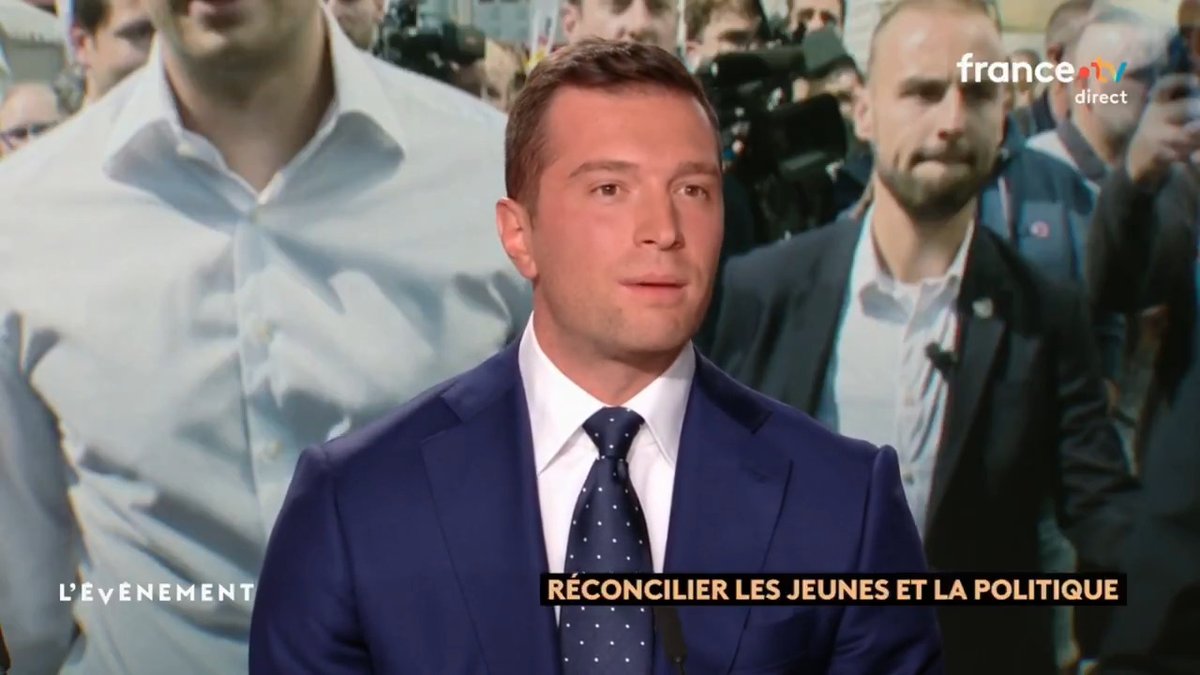 La première promesse que je fais aux jeunes, c'est de leur rendre la fierté de leur pays et de leur permettre de sortir dans les rues de France sans avoir la crainte d'être agressés. #LEvenement