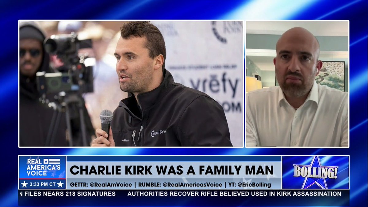 “I think it changes the history of this country…Charlie was a force of nature..Every room he walked in, it looked like Charlie was President or was about to be President.” - Mike Benz believes MAGA would not be the movement it is without Charlie Kirk. 🇺🇸 ERIC BOLLING 🇺🇸