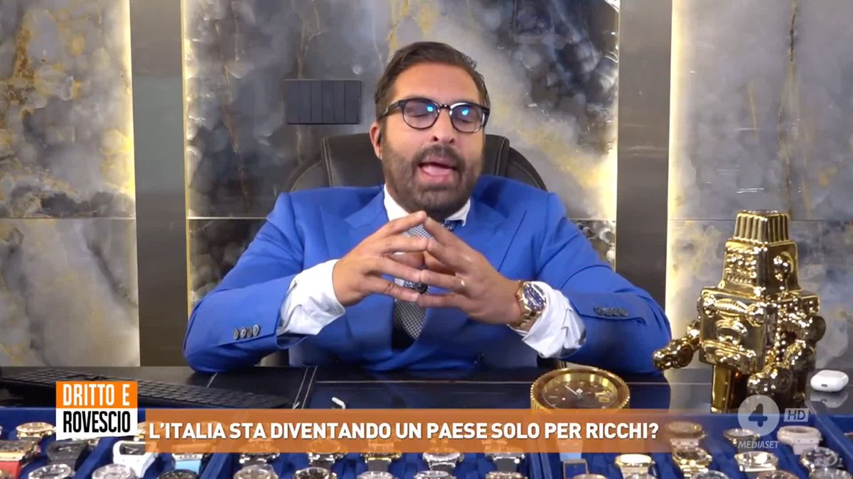 "Non è colpa delle persone abbienti se ci sono le persone povere!". Lorenzo Ruzza, imprenditore, a #drittoerovescio Che cosa ne pensate?