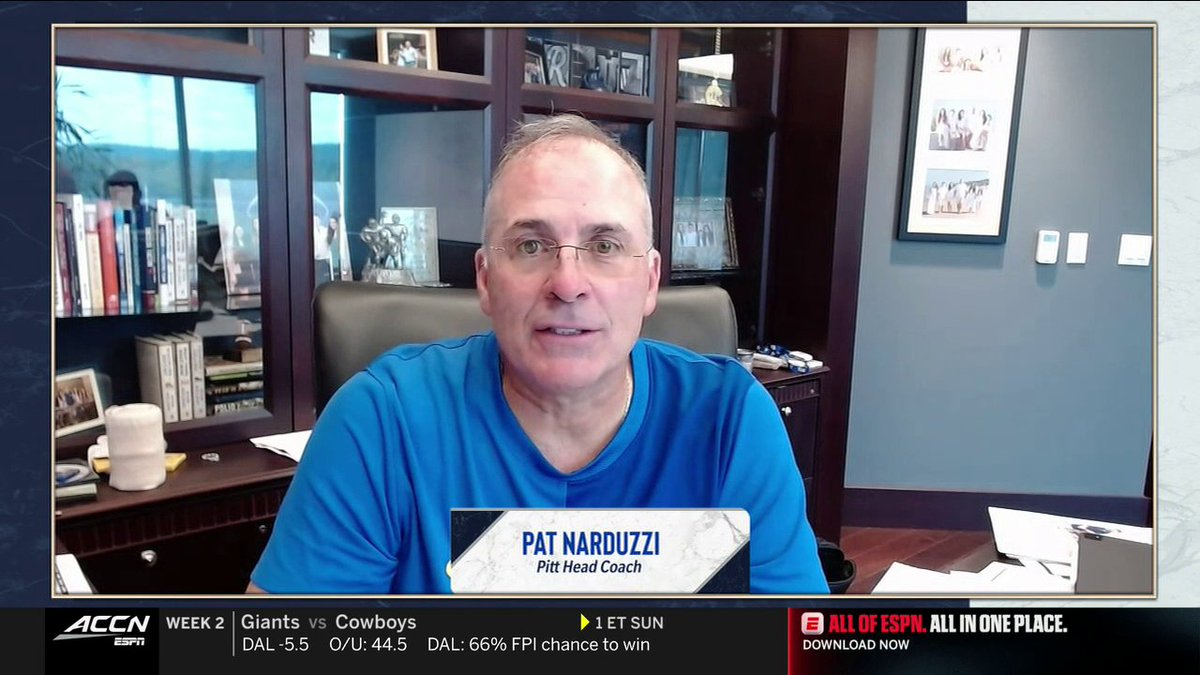 "It's a nasty rivalry." Pitt Football's Pat Narduzzi on the Backyard Brawl between Pitt and West Virginia 😤