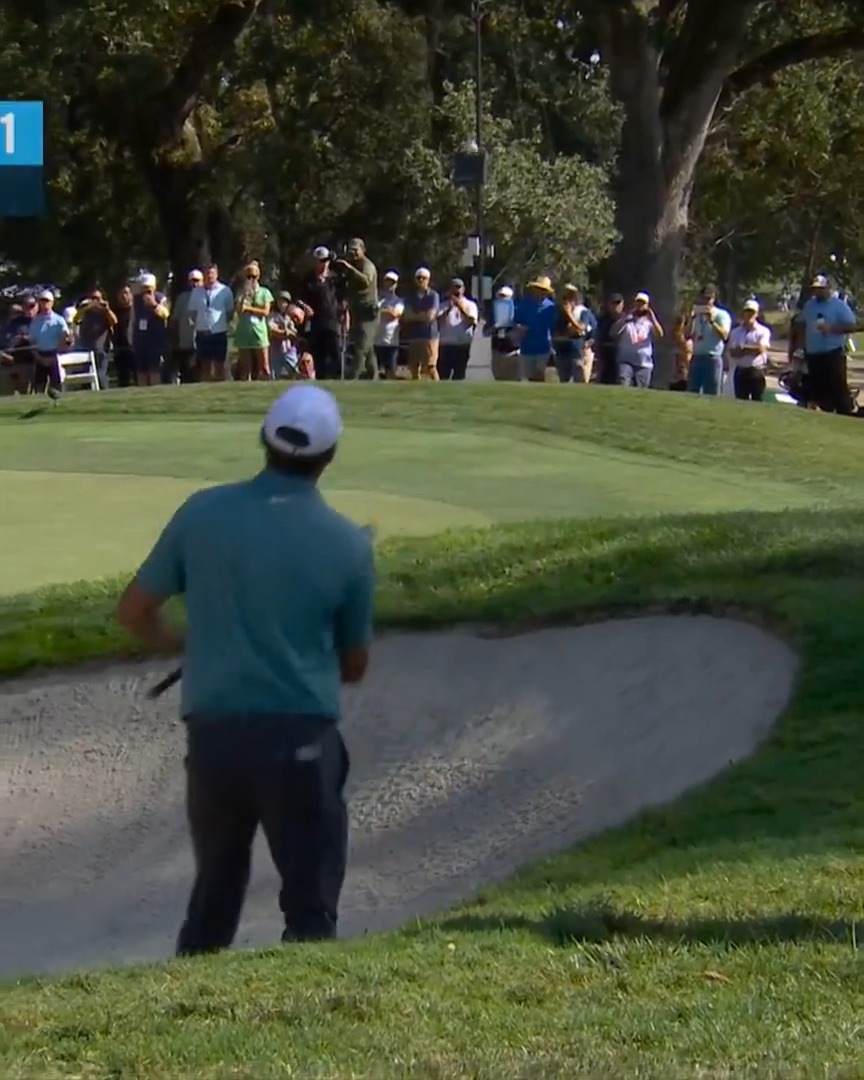 Scottie Scheffler just hit a jump shot. Scottie Scheffler is playing golf.