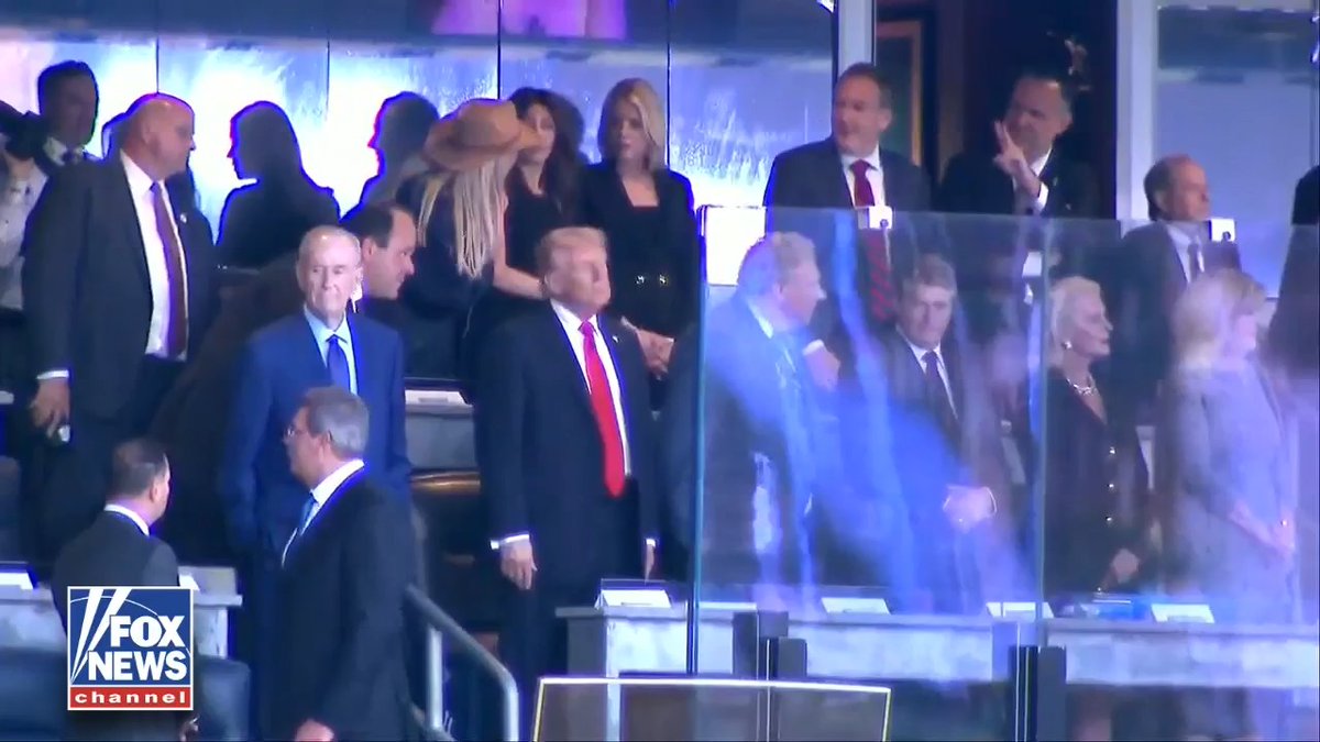 WATCH: Yankee Stadium erupts in "USA! USA!" chants after President Trump joins the stands ahead of the September 11th anniversary game.