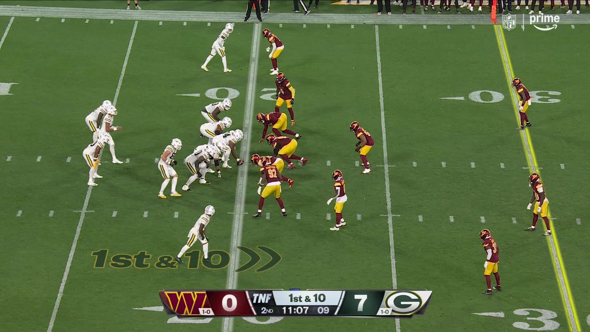 Malik Heath keeps the toes in. What a grab 🙌 📺: WASvsGB on ESPN Australia & NZ 7Sport NFL on DAZN