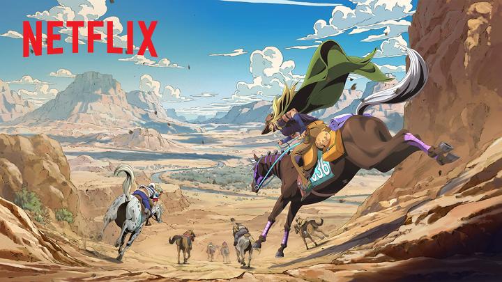 原作:荒木飛呂彦 アニメシリーズ 『スティール・ボール・ラン ジョジョの奇妙な冒険』 Netflixにて世界配信決定ッ! 続報をお楽しみに! #jojo_anime