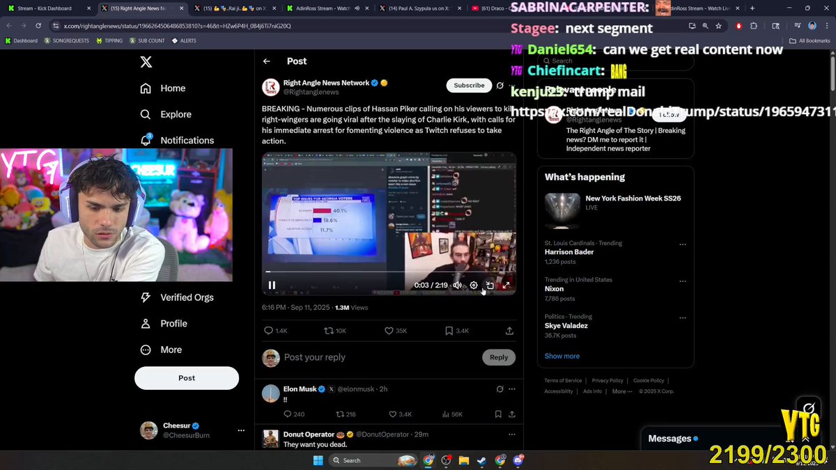 Cheesur CALLS OUT Twitch CEO Dan Clancy to ban Hasan Piker after his disgusting remarks following the Charlie Kirk tragedy 👀
