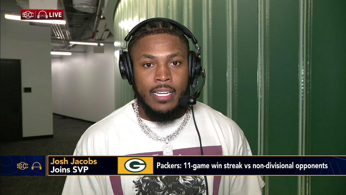 "We definitely feel like, in our hearts, that we have what it takes." Josh Jacobs sees a successful season ahead for the Green Bay Packers 👏 Scott Van Pelt