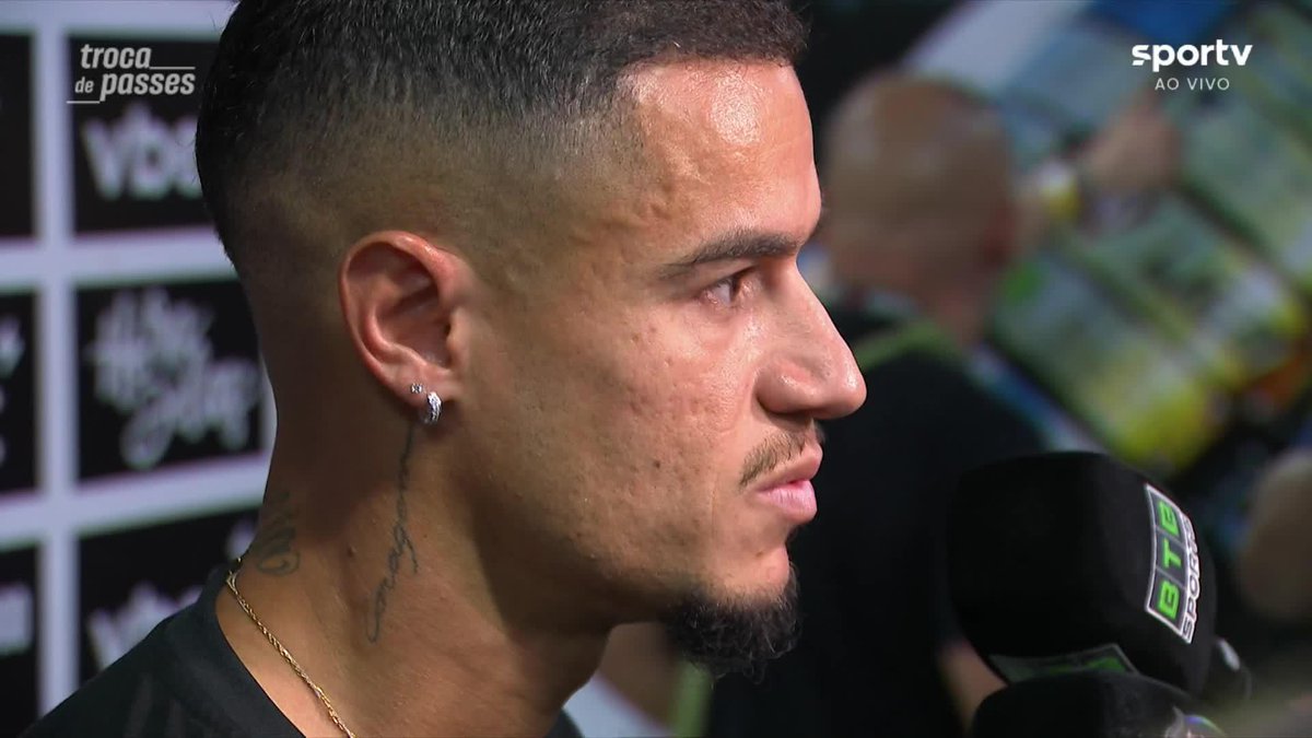 “Felicidade imensa. A gente sai daqui muito feliz. Essa sensação de jogar uma semifinal pelo meu time do coração é inexplicável.” 🎙️ Philippe Coutinho, do Vasco. 🎥 sportv | ge