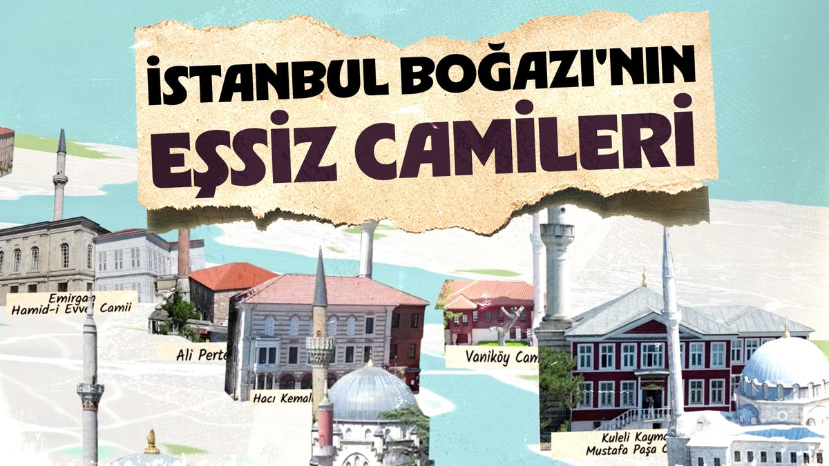 🕌İstanbul’un Boğaz'a nazır camileri…