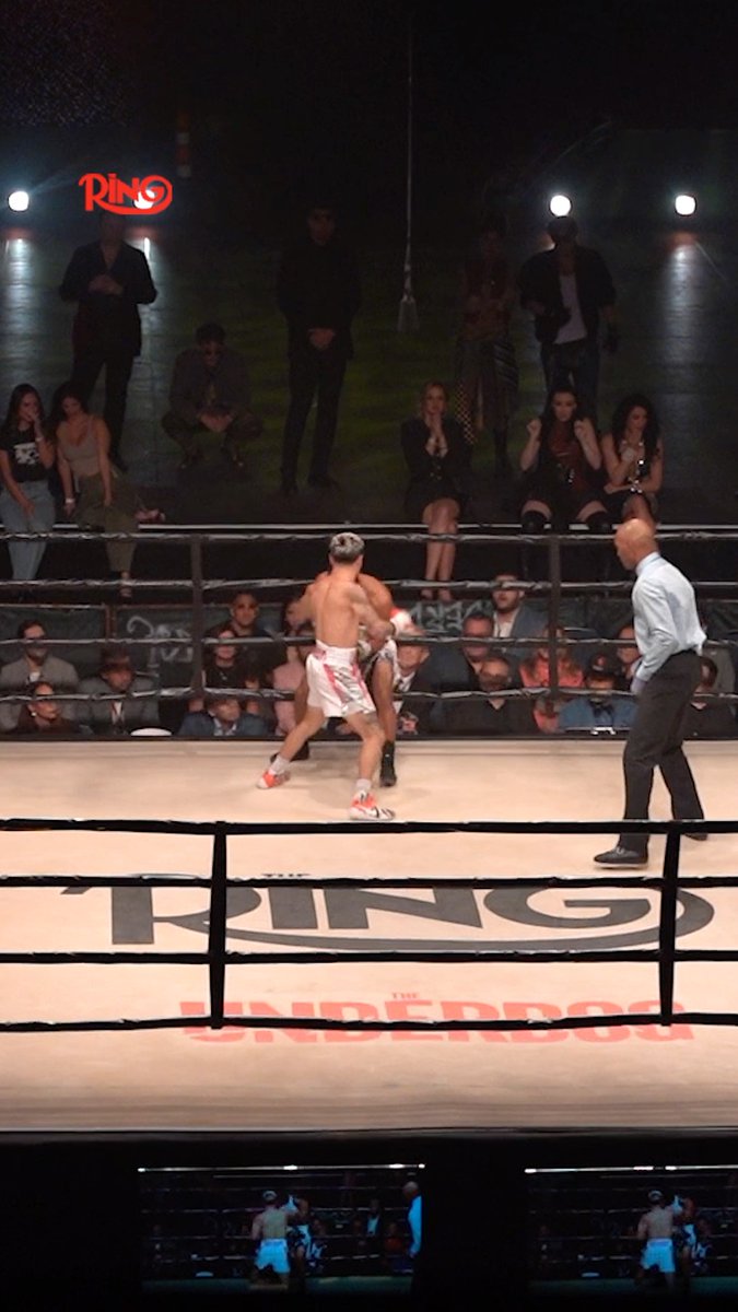 The view from above 👀 Anthony Olascuaga got the job done inside two rounds 👏 Watch The Underdog on DAZN 🥊