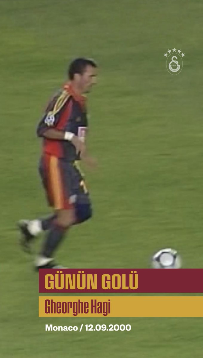 ⚽️ Günün Golü | Gheorghe Hagi 🚀 Galatasaray 3-2 Monaco (12.09.2000)